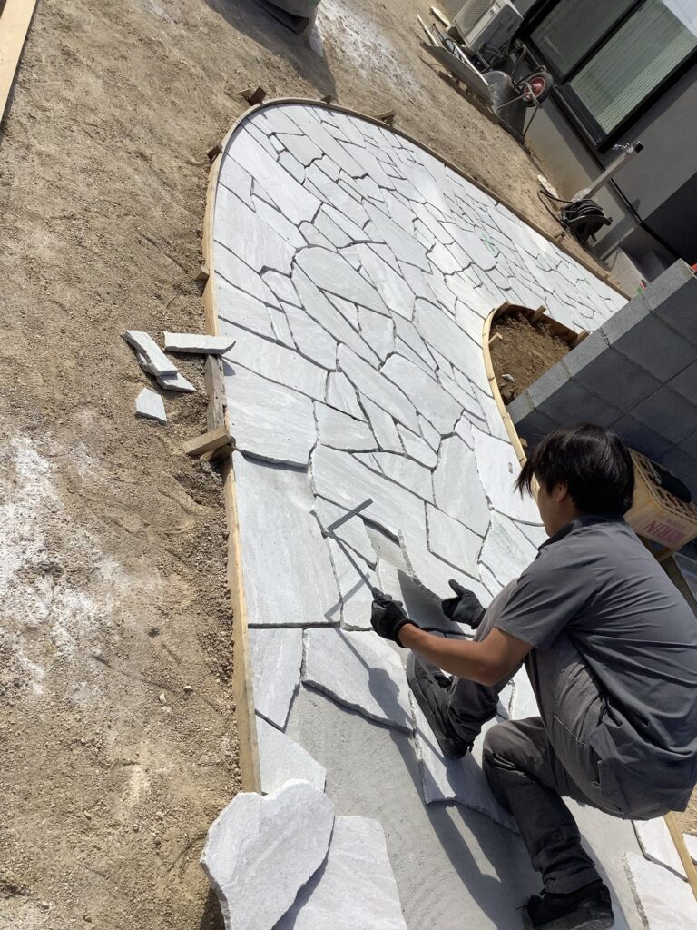 水戸市　アプローチ工事