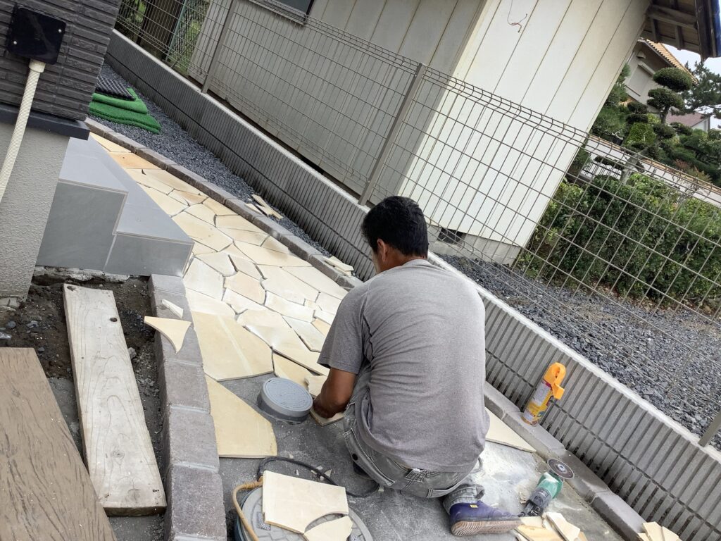 大洗町　アプローチ工事