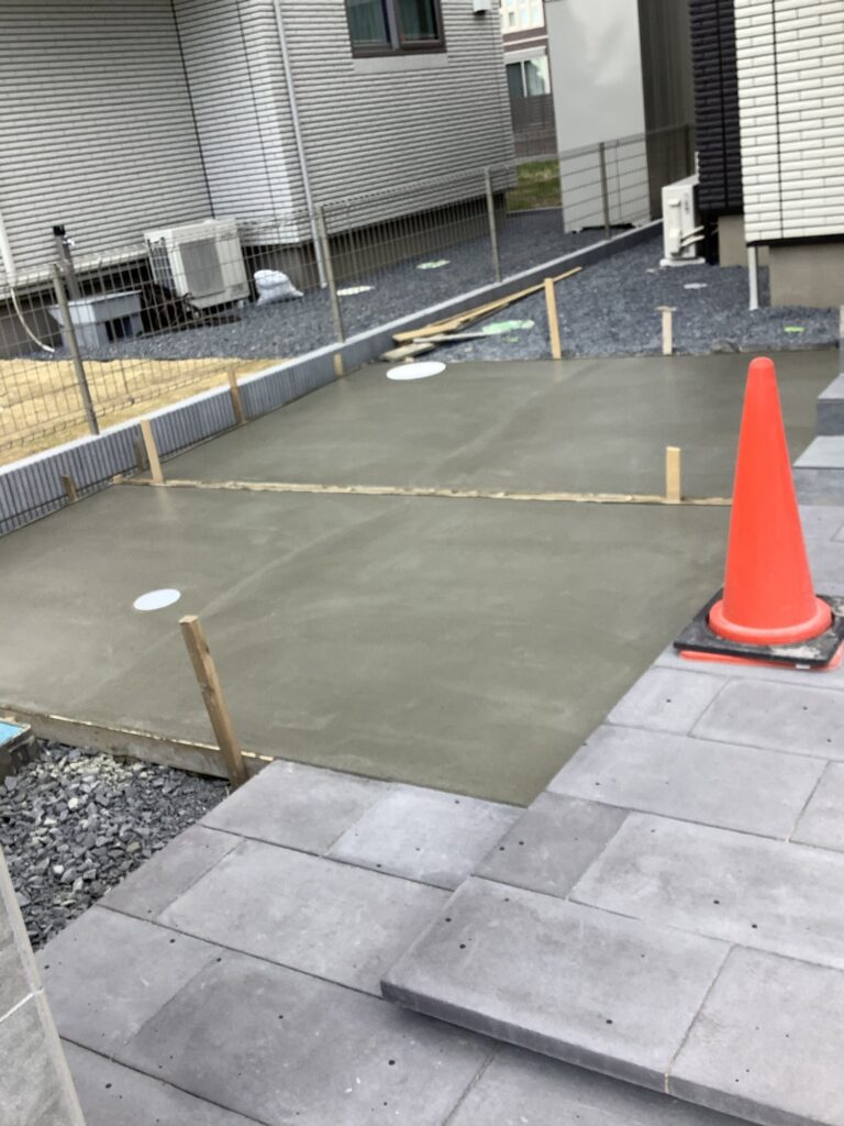ひたちなか市　土間コン工事