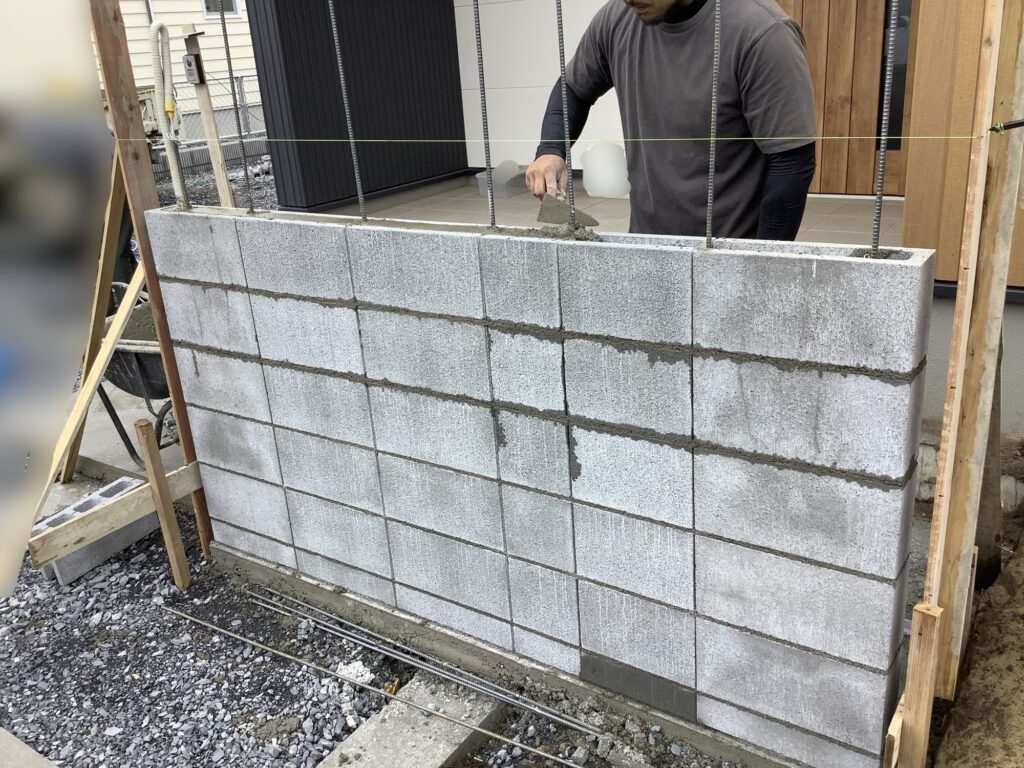 ひたちなか市　門柱工事