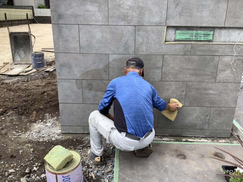 ひたちなか市　門柱工事