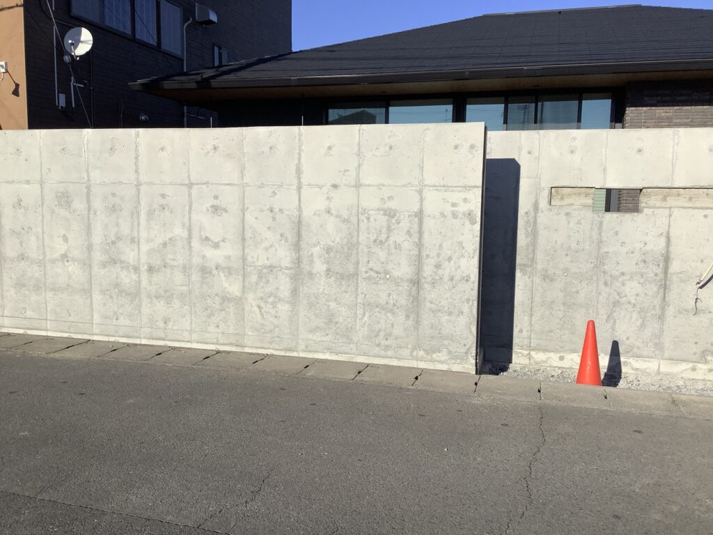 ひたちなか市　RC擁壁工事