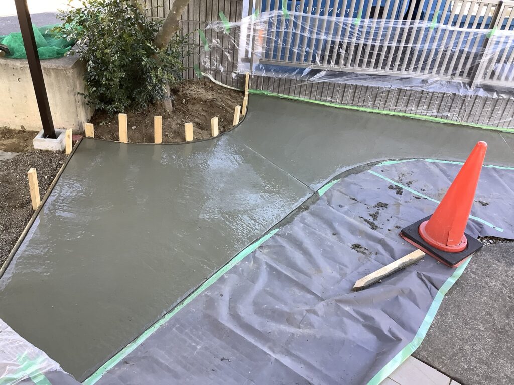 ひたちなか市　土間コン打設工事