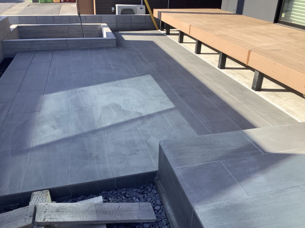 ひたちなか市　タイル工事