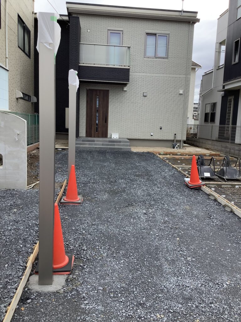 水戸市　カーポート工事