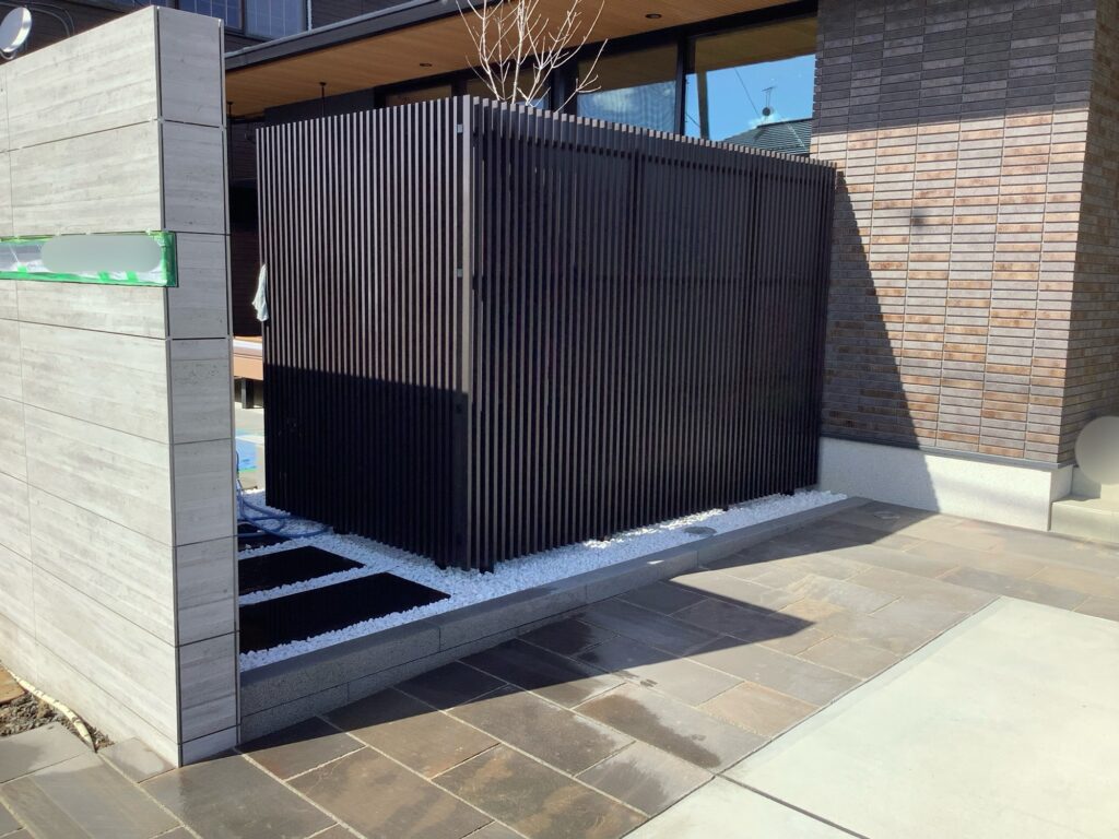 ひたちなか市　目隠し工事