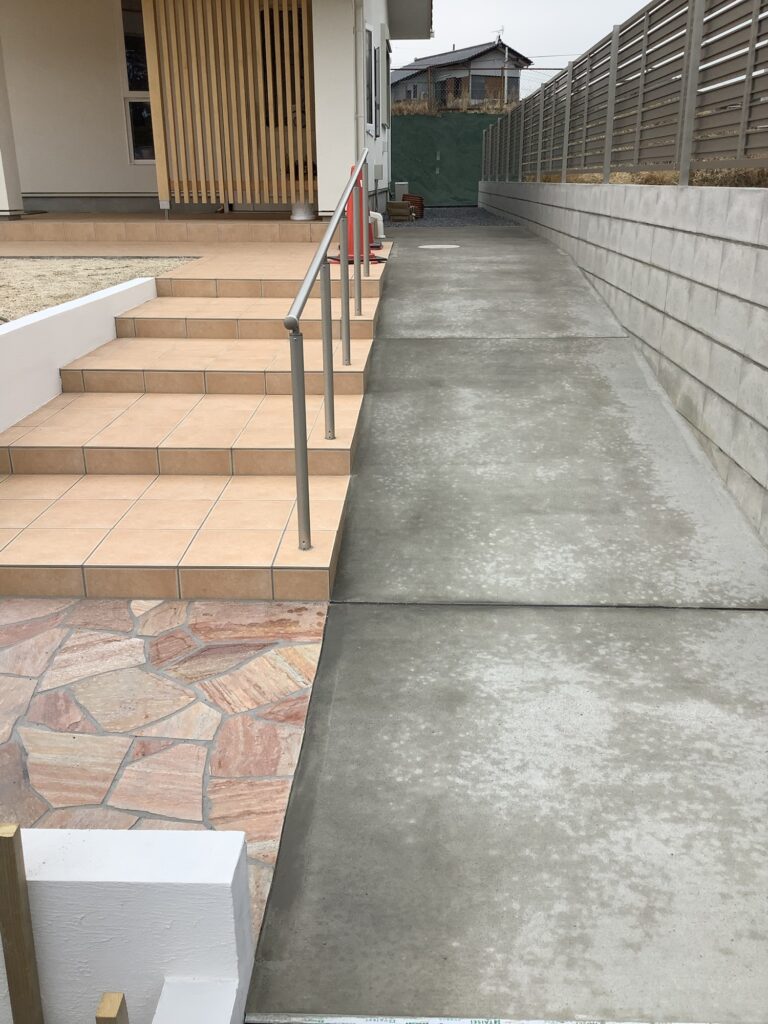 大洗町　手すり工事